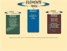 Tablet Screenshot of elementstrade.ch